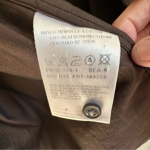 BOSS Hugo Boss Men's Brown Dress Shirt - Picture 11 of 11